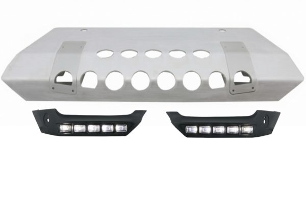 Karosserisett Frontstøtfanger Spoiler LED DRL Skid Plate Off Road egnet for MERCEDES G-Klasse W463 4x4 Design 1989-2017 |