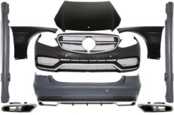 stylingpakke - Mercedes W212 E-Klasse Facelift (2013-opp) E63 A-Design med eksospotte