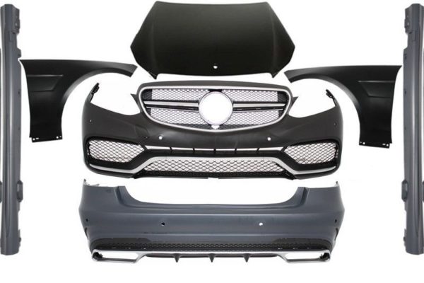 Karosserisett som passer for Mercedes E-Klasse W212 Facelift (2013-2016) E63 Design Sideskjørt |