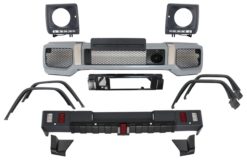Karosserisett egnet for Mercedes G-Klasse W463 (1989-2018) G63 G65 Design med Fender Flares Hjulbuer og frontlysdeksler LED DRL