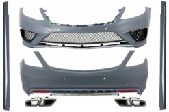 Karosserisett egnet for Mercedes S-klasse W222 (2013-06.2017) Lang versjon med eksospottespisser S63 Design Chrome Special Edition