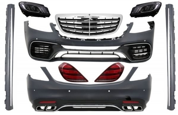 stylingpakke - Mercedes S-Klasse W222 Facelift (2013-06.2017) S63 Design med LED-lys