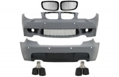 Karosserisett egnet for BMW 1-serie E81 E87 Hatchback (2004-2011) M Sport Design med eksospotte karbonfiber