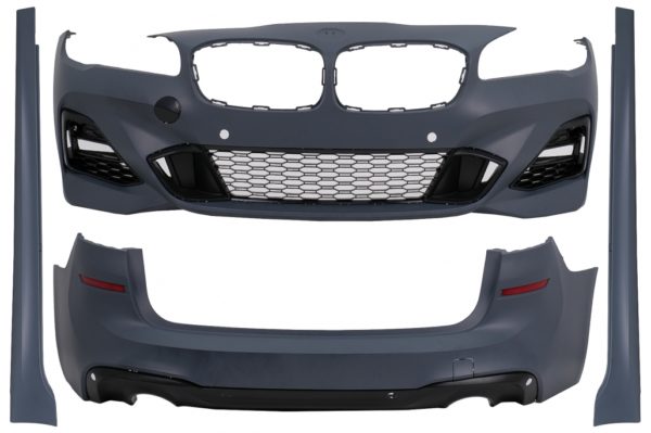 Karosserisett egnet for BMW 2-serie F46 LCI Gran Tourer (05.2017-12.2019) M-Technik Design dobbeltuttak for enkel eksos |