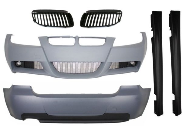 stylingpakke - BMW 3-serie E90 (2005-2008) M-Technik-design med griller svart |