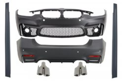 Karosserisett egnet for BMW 3-serie F30 (2011-2019) EVO II M3 CS Design med eksospottespisser Quad M-Power