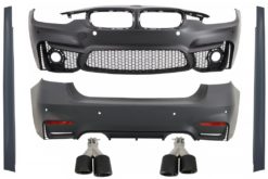 Karosserisett egnet for BMW 3-serie F30 (2011-2019) med eksospottespisser Carbon Fiber EVO II M3 CS Design