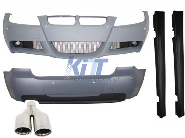 Karosserisett egnet for BMW 3-serie Touring E91 (2005-2008) M-Technik Design med eksospotte M-Power |