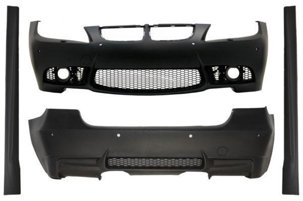 Karosserisett egnet for BMW 3er E90 (2004-2008) (Ikke LCI) M3 Design uten tåkelys med sideskjørt |