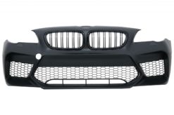 Alternative view of Karosserisett egnet for BMW 5-serie F10 (2011-2017) Støtfanger med sideskjørt og doble doble eksospotter Carbon Fiber M5 Design