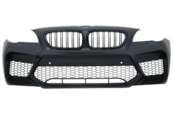 Alternative view of Karosserisett egnet for BMW 5-serie F10 (2011-2017) Støtfanger med sideskjørt og doble doble eksospotter Carbon Fiber M5 Design