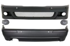 Karosserisett egnet for BMW E39 5-serie (1995-2003) med tåkelys Clear Chrome M5 Design