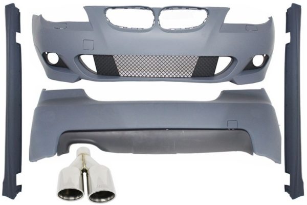 stylingpakke - BMW E60 (5-serien) (2003-2010) M-Technik Design med M-Power eksospotte