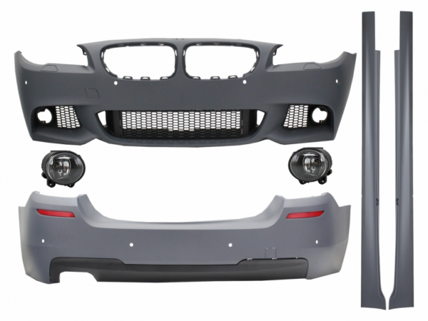 Karosserisett egnet for BMW F10 5-serie (2011-2014) med tåkelysprojektorer M-Technik Look |