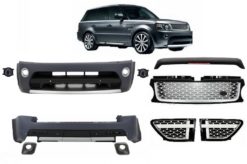 Karosserisett egnet for Land Range Rover Sport L320 Facelift (2009-2013) Autobiography Design Black Silver Grille Edition