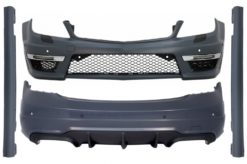 Alternative view of Karosserisett egnet for Mercedes C-Klasse W204 (2007-2015) Facelift C63 Design med LED-frontlykter