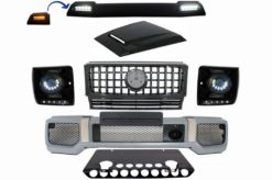 Karosserisett egnet for Mercedes G-Klasse W463 (2005-2012) med Grille GT-R Panamericana Design LED Bi-Xenon frontlykter