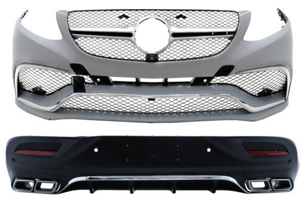 Karosserisett egnet for Mercedes GLE Coupe C292 (2015-2019) med lyddemperspisser krom |