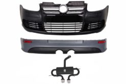 Karosserisett egnet for VW Golf 5 (2005-2007) R32 Design Eksosanlegg Front Bumper Piano Black