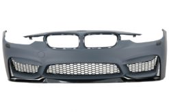 Alternative view of Karosserisett med sentrale gitter Nyre dobbel stripe egnet for BMW 3-serie F30 (2011-2019) M3 CS Look uten tåkelys