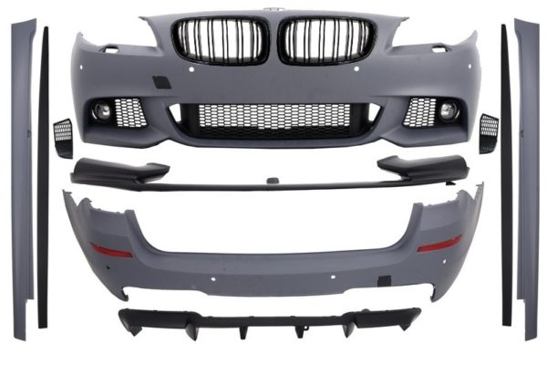 Karosserisett med sentrale gitter Piano Black egnet for BMW F11 5-serie Touring 2011-2013 M-Performance Design