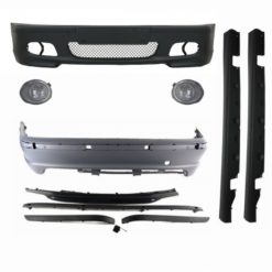 Karosserisett med krom tåkelys egnet for BMW E46 Sedan (1998-2004) M-Technik M-Tech M-Sport modell