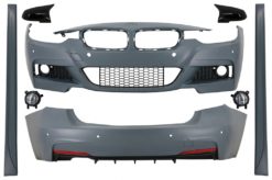 Karosserisett med tåkelysprojektorer og speildeksler som passer for BMW 3-serie F30 (2011-2019) M-Technik Design