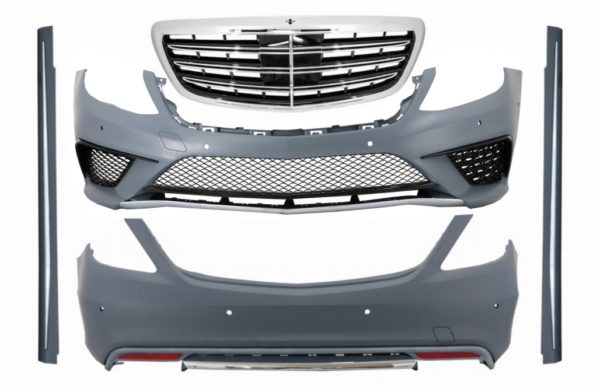 Karosserisett med frontgitter krom egnet for Mercedes S-klasse W222 (2013-06.2017) S63 Design