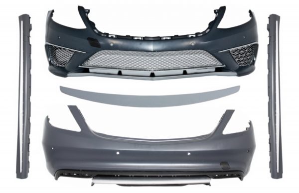 Karosserisett med bagasjeromsspoiler Sport bakleppe egnet for Mercedes S-klasse W222 (2013-06.2017) S65 Design |