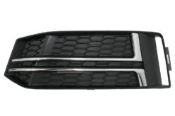 Alternative view of Støtfanger nedre gitterdeksler Sidegitter egnet for Audi A4 B9 Sedan Avant (2016-2018) S-Line Silver Edition