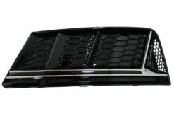 Alternative view of Støtfanger Nedre Grilldeksler Sidegitter egnet for Audi A4 B9 Sedan Avant (2016-2018) RS4 Design Chromed Edition
