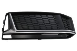 Alternative view of Støtfanger Nedre Grill Sidegitter egnet for Audi A4 B9 Sedan Avant S-Line (2016-2018) RS4 Design Silver Edition