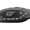 C LED Tube Light Frontlykter egnet for Audi A4 B7 (11.2004-03.2008) Svart |