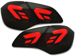 Baklys  - Opel Astra J lysbar rød/sotet