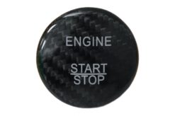 Alternative view of Bilmotorstartknappdeksel Interiørdekorasjon egnet for MERCEDES A-klasse W176 (2012-2017) B-klasse W246 (2012-2017) C-klasse W205 (2015-2017) W204 (2008-2014) Ekte karbon