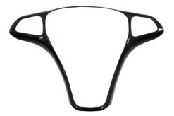 Alternative view of Rammedeksel for bilrattknapp egnet for Mercedes C-klasse W205 S205 (2014-2017) E-klasse W213 (2016-2017) GLC-klasse X253 (2016-2017) Piano Black