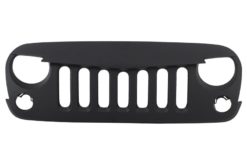 Sentralt frontgitter egnet for JEEP Wrangler / Rubicon JK (2007-2017) Angry Bird Design New Style Matte Black