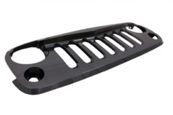 Alternative view of Sentralt frontgitter egnet for JEEP Wrangler / Rubicon JK (2007-2017) Angry Bird Design Shiny Carbon Film Coated