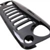 Sentralt frontgitter egnet for JEEP Wrangler / Rubicon JK (2007-2017) Angry Bird Design Shiny Carbon Film Coated |