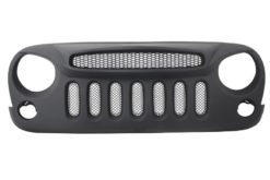 Alternative view of Sentralt frontgitter med LED-blinklys gitterindikator egnet for JEEP Wrangler / Rubicon JK (2007-2017) Angry Bird Design Spectre Mask