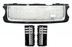 Sentralgitter og sideventiler som passer for Land Range Rover Vogue L322 III (2010-2012) Autobiography Look Black Edition