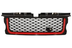 Alternative view of Sentralgitter og sideventiler som passer for Land Range Rover Sport L320 (2005-2008) Autobiography Look Black Red Edition