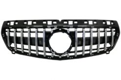 Grill - Mercedes A-Klasse W176 (2012-08.2015) A45 GT-R Panamericana Design Sort Krom