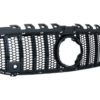 Sentralgitter egnet for Mercedes A-Klasse W177 Hatchback V177 Sedan (04.2018-) Mesh GT-R Panamericana Design All Black | Sentralgitter egnet for Mercedes A-Klasse W177 Hatchback V177 Sedan (04.2018-) Mesh GT-R Panamericana Design All Black |
