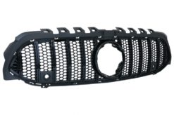 Alternative view of Sentralgitter egnet for Mercedes A-Klasse W177 Hatchback V177 Sedan (04.2018-) Mesh GT-R Panamericana Design All Black