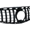 Mercedes W212 13-16 GTR design grill i helsort, med kamerahull |