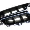 Sentralgitter egnet for Mercedes E-klasse W213 S213 C238 A238 (2016-2019) Chrome Black E63 Design |