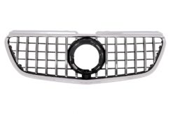 Sentralgitter egnet for Mercedes Vito (W447) (2020-up) GTR Panamericana Design Black Chrome