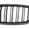 Sentralgitter Nyrekarbon egnet for BMW 5-serie F10 F11 (2010-up) Double Piano Black Stripe M Design |