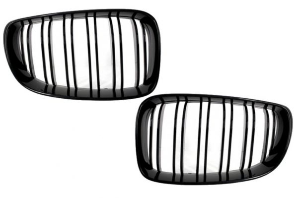 Sentralgitter Nyregitter egnet for BMW 1-serie E81 E82 E87 E88 M1 M (2007-2011) LCI Double Stripe M Design Piano Black |